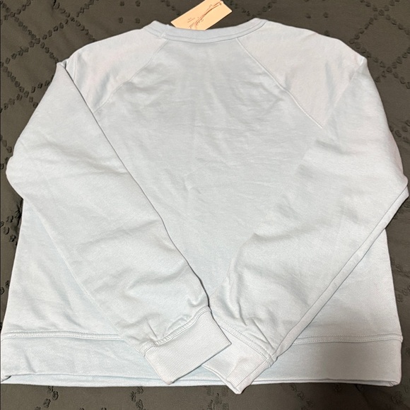 Blue Basic Crewneck Sweatshirt - Picture 4 of 4